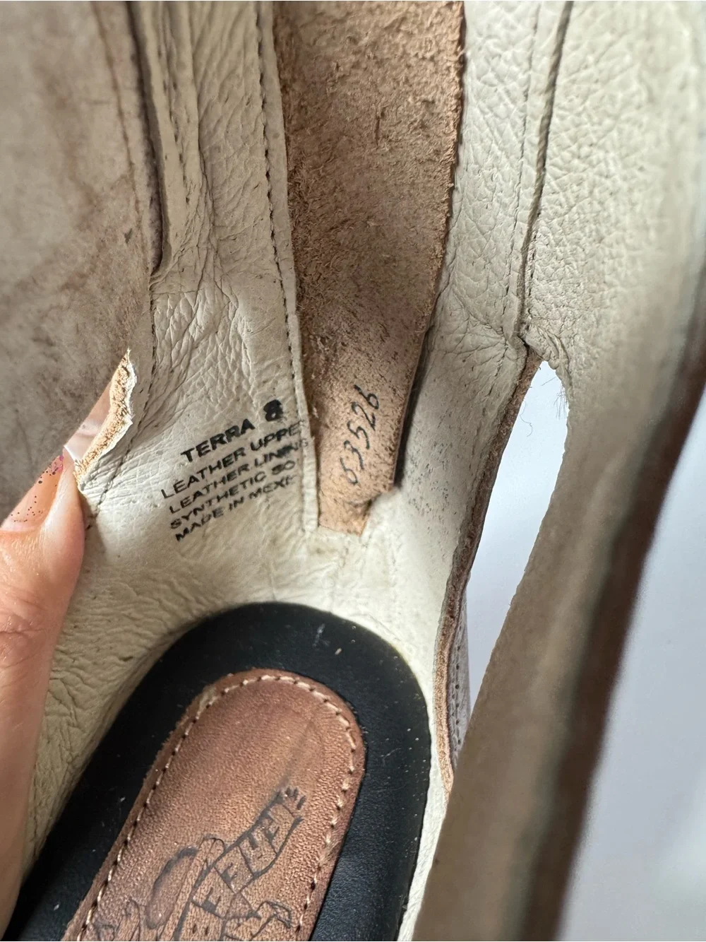Freebird Steven in Terra Brown:Leather Two-Tone Wedge Sandals in Taupe & Brown